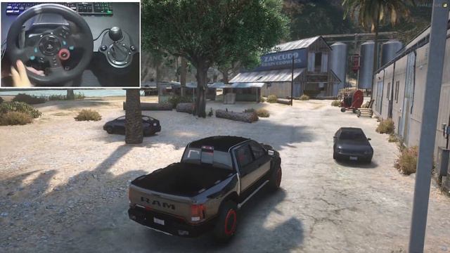 Dodge Ram TRX | Offroading | Grand Theft Auto 5 | Logitech g29 gameplay смотреть онлайн