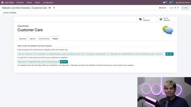 Live Chat: Basics | Odoo Helpdesk смотреть онлайн