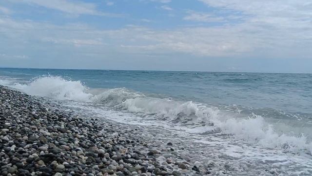 Шум волн, море, прибой FullHD