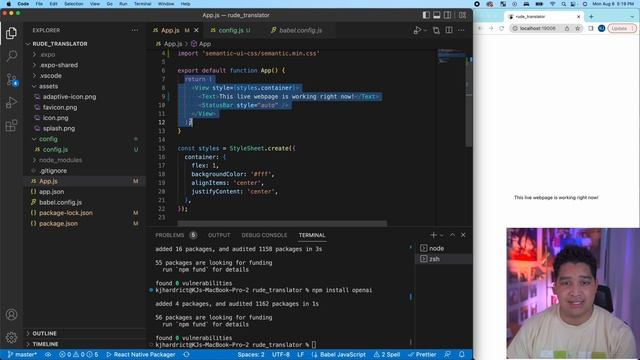 How I Made an AI App from scratch in 3 Hours [GPT-3 and React Native] смотреть онлайн