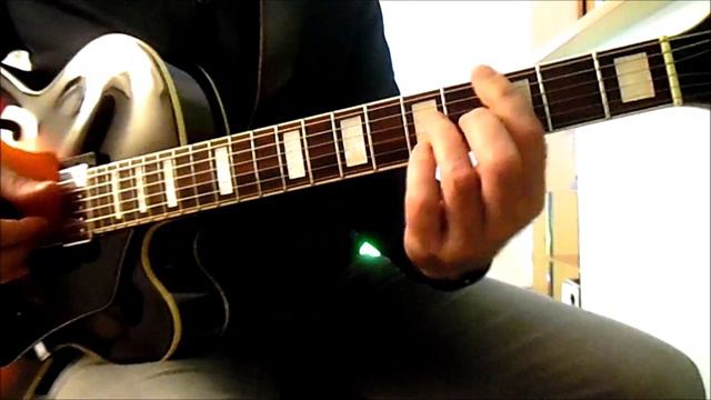 Senorita  C.Cabello/S.Mendes   Easy Chord Lesson (no Talking) Ibanez AF 75 Jazz Guitar