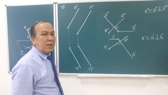 Взаимно перпендикулярные плоскости/Mutually Perpendicular Planes/O'zaro Perpendikulyar Tekisliklar