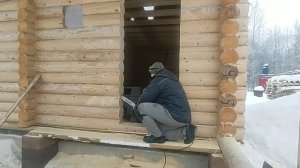 Отделка бани. Окосячка . Паз под закладной брусок. Как сделать своими руками.