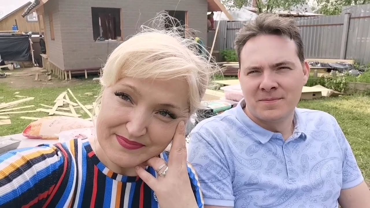 9 день строительства нашей бани от компании Терем. смотреть онлайн