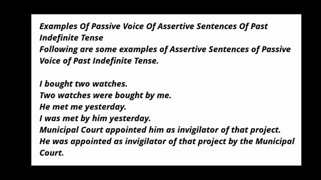 Passive voive of past simple tense смотреть онлайн