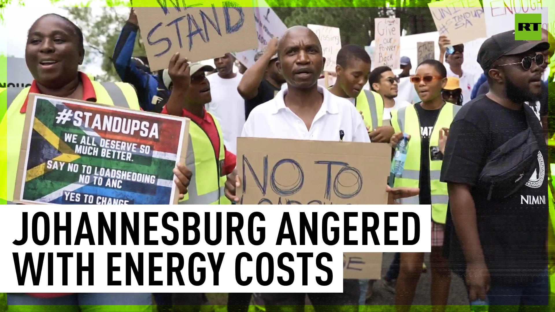 Hundreds Hit Johannesburg Streets In Protest Against Rising Electricity Costs