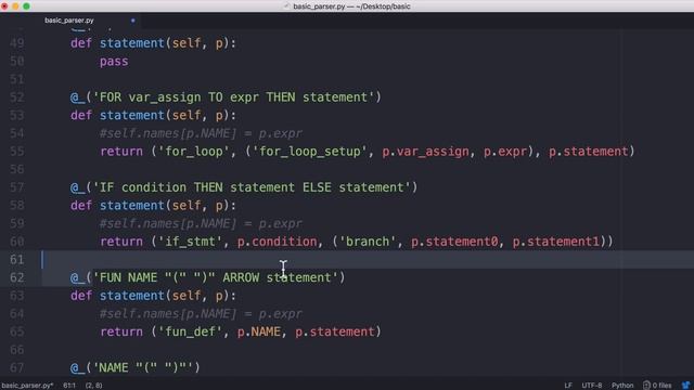 2018 - MAKE YOUR OWN PROGRAMMING LANGUAGE - PARSER (2/3) смотреть онлайн