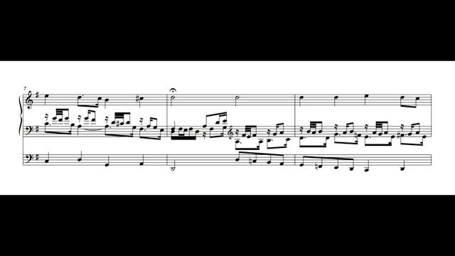 И. С. Бах - Хоральная прелюдия "Der Tag, der ist so freudenreich", BWV 605 - Вольфганг Церер смотреть онлайн