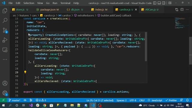 Part-3|ReactJS(v18) | Redux Toolkit | State Management | CRUD Example смотреть онлайн