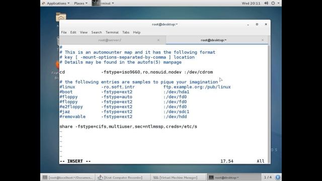 how to configure samba server with auto mounting (autofs) in Centos 7 , Redhat 7 смотреть онлайн