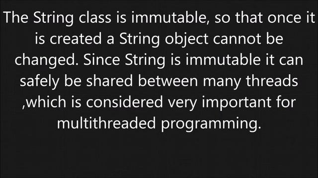 Why is String class considered immutable in java ? | Java Interview Questions смотреть онлайн