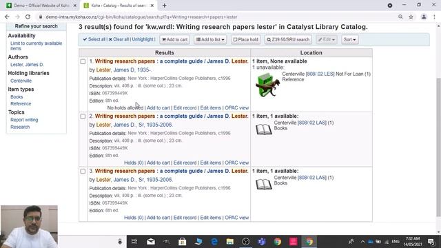 Merge multiple items with a single record in the Koha library system смотреть онлайн