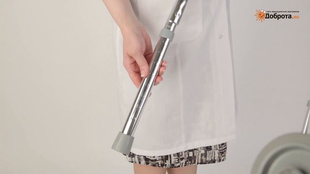 Видео-обзор ходунков для взрослых на двух колесах Доброта Roll смотреть онлайн