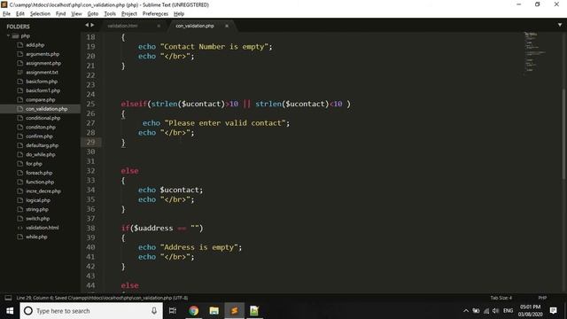 Form Validations Using PHP смотреть онлайн
