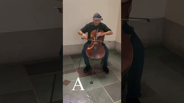 Paganini Caprice #24 (arr. solo cello) carbon fiber vs. carbon steel endpin road test смотреть онлайн