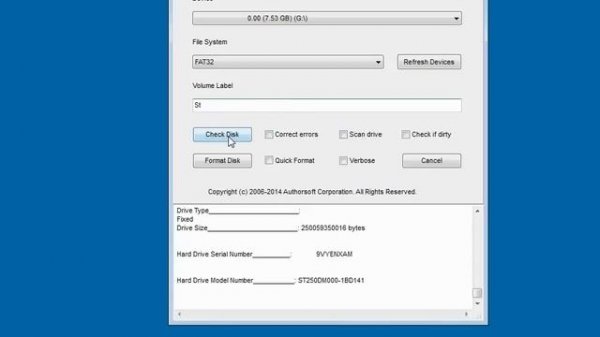 USB Disk Storage Format Tool video demo