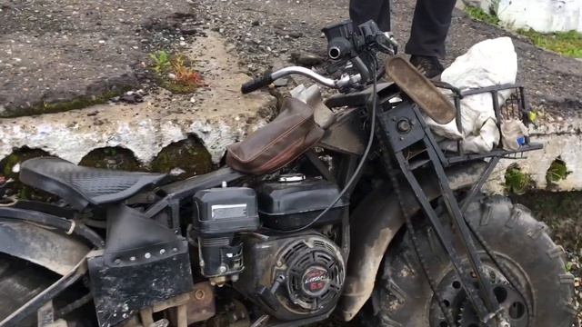 Полноприводный мотоцикл .Собран своими руками. смотреть онлайн