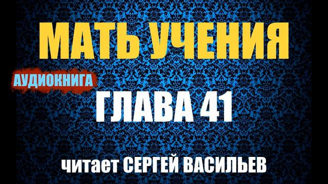 Мать учения Гл.41 - Среди бесчисленных амбиций (аудиокнига Васильев С.) смотреть онлайн