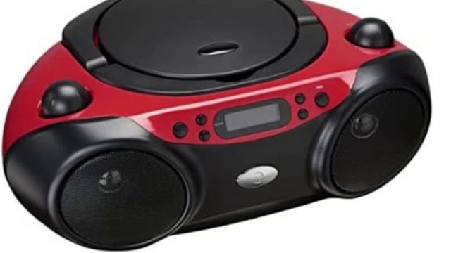 Onn CD Bluetooth boombox red/black playing dont worry be happy by bobby mcferrin (bass boosted) смотреть онлайн