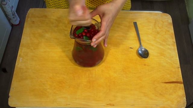 Морс напиток из клюквы и мяты Кулинарный блог RaFa studio смотреть онлайн