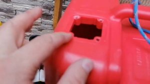 Ремонт бака лодочного мотора.