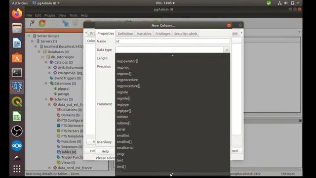 Les bases de PostgreSQL et Postgis смотреть онлайн