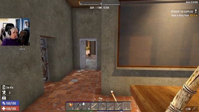 Grandma's playing 7 Days To Die Alpha 19 | Season 1 Ep. 1 смотреть онлайн