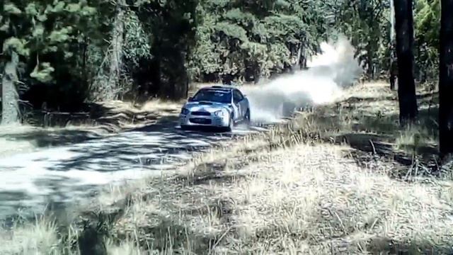 Wrx in eureka rally. Having a crack! смотреть онлайн