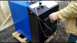 Настройка регулятора тяги на твердотопливном котле КОСМОС