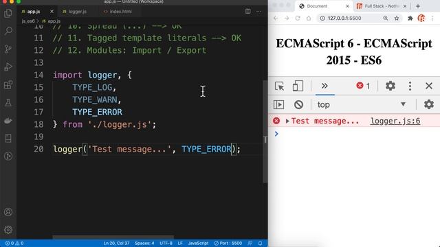 Module trong javascript ES6 смотреть онлайн