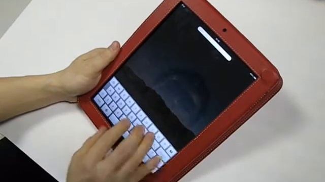 PDair Leather Case for Apple iPad - Book Type/Magnet Closure (Red) смотреть онлайн