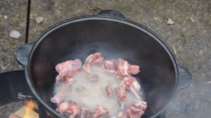 Баранина в казане  Вкуснейший рецепт