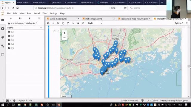 AutoGIS 2019 Lesson 5.2 Visualizing spatial data in Python: interactive maps смотреть онлайн