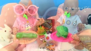 Почему Плюются Беби Бон Миша и Алиса? Зеленые Овощи На Обед Мультики Как Мама И Куклы 108мама тв