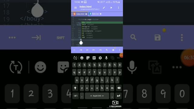 Basic introduction of acode App and html layouts смотреть онлайн