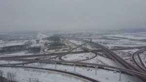 цкад 4-1 . развязка после запуска участка цкад.Строительство Цкад.