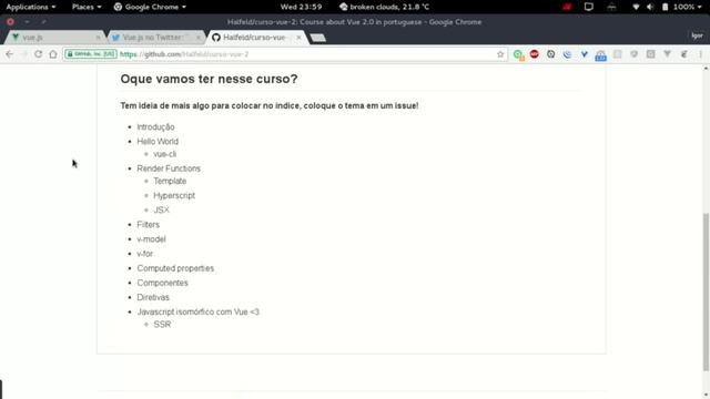 Introdução Vue 2.0 смотреть онлайн