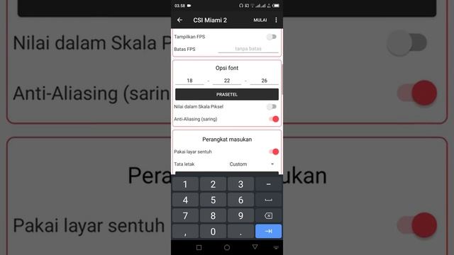 Setting J2ME Loader Fullscreen