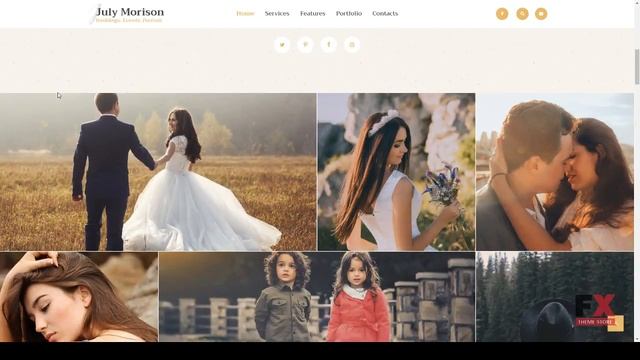 July Morison Event Photographer's Portfolio and Blog WordPress Th смотреть онлайн