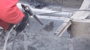 Пескоструйная очистка рамы Газели