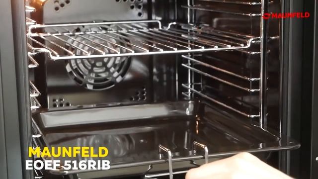 Компактный духовой шкаф MAUNFELD EOEF 516RIB смотреть онлайн