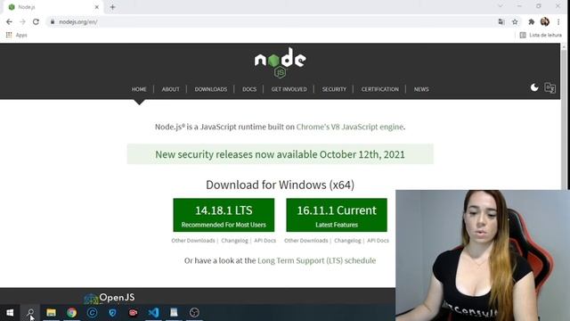 Configurando o ambiente com Node.js e o primeiro Script no VScode смотреть онлайн