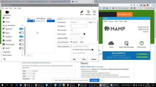 02. Cara Installasi Web Server Localhost MAMP di Windows 10 смотреть онлайн