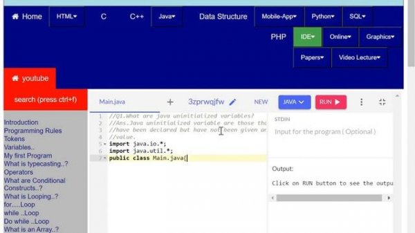 What are java uninitialized Local variables ?  what value java local variable contains by default?