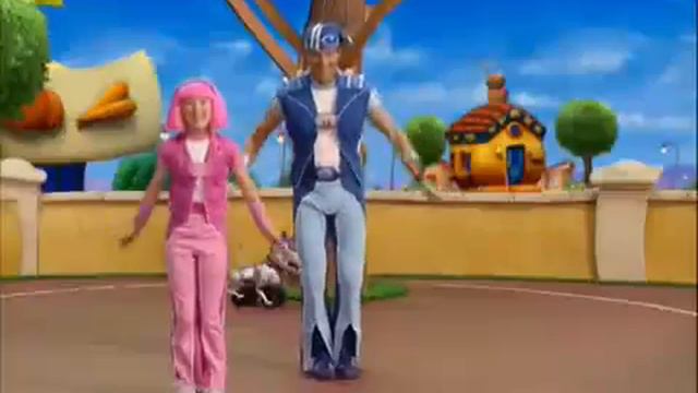LazyTown Bing Bang Russian