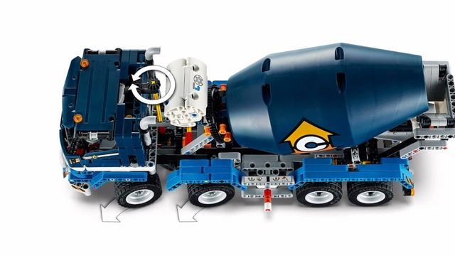 LEGO CONCRETE MIXER TRUCK !! смотреть онлайн