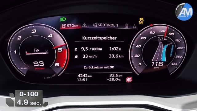 2020 AUDI S4 TDI - 0-100 Km/h Acceleration!?