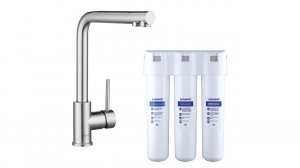 Готовое решение. Кухонный смеситель и Аквафор Кристалл Swedbe Selene Plus К8540К