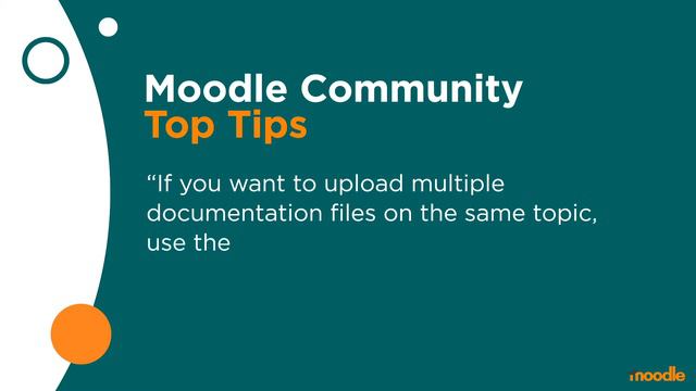 Folder resource | Moodle Community Top Tips смотреть онлайн