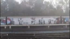 Граффити на поездах